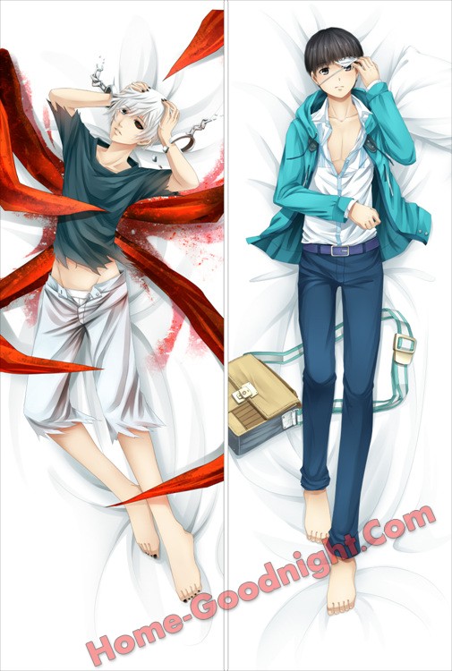 New Anime Tokyo Ghoul Kaneki ken Dakimakura Bed Hugging Body Pillow Case
